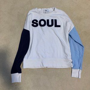 SOULCYCLE Women's Colorblock Soul Crewneck Size XS